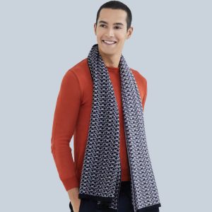negative ion patterned shawl
